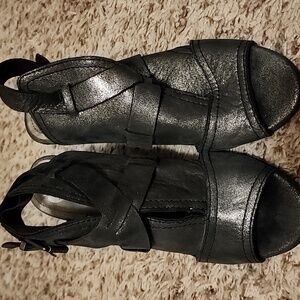 Lucca Lane Analise Stacked Heel Sandal 7.5